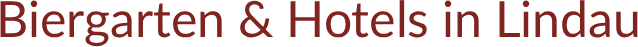 Biergarten & Hotels in Lindau - logo